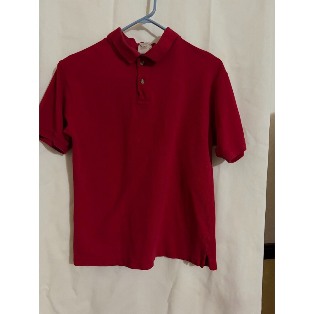 TKS Basics Red Polo Shirt – Youth Size 14/16 – Made in El Salvador